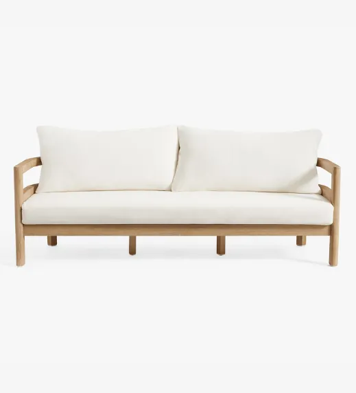 Pottery Barn Woodside Eucalyptus Outdoor Sofa 